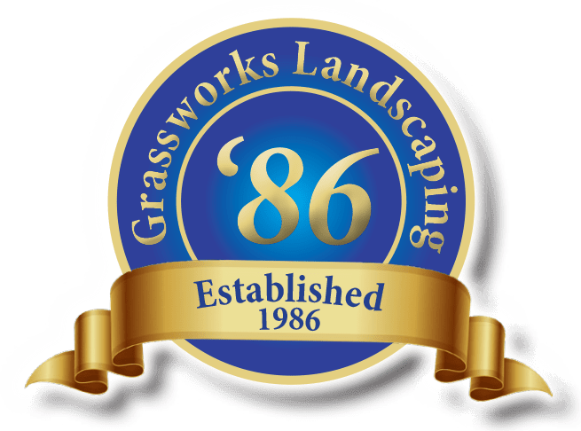 Grassworks Landscaping 1986 badge